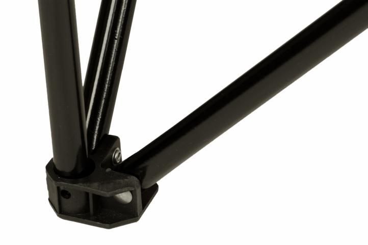 Turystyczne kampingowe krzesło składane zielone z miejscem na napoje